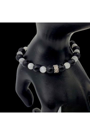 Agate Selenite Bracelet